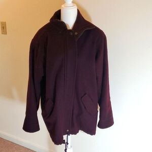 Jofeld Womens Burgundy Winter Jacket
